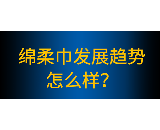 綿柔巾生產(chǎn)線有哪些性能特點，綿柔巾發(fā)展趨勢怎么樣？