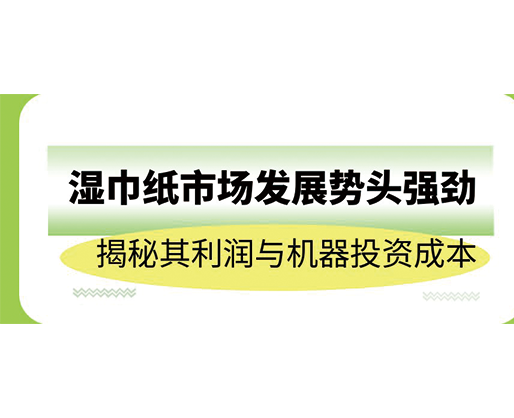 濕巾紙市場發(fā)展勢頭強(qiáng)勁，揭秘其利潤與機(jī)器投資成本