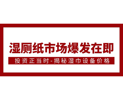 濕廁紙市場(chǎng)爆發(fā)在即，投資正當(dāng)時(shí)-揭秘濕巾設(shè)備價(jià)格